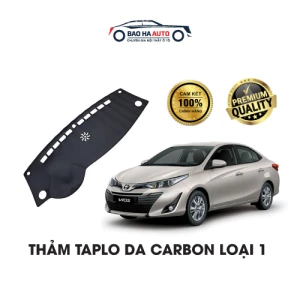 Thảm taplo da vân carbon chống nắng cho xe ô tô chính hãng