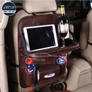Túi treo để đồ sau ghế ô tô kèm bàn ăn đa năng, tiện lợi