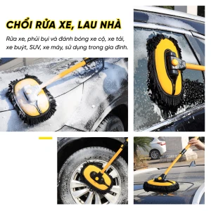 Cây rửa xe, lau nhà cán dài - MuCAR