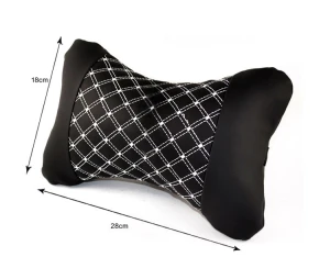 Gối tựa cổ đen chỉ trắng/chỉ đỏ