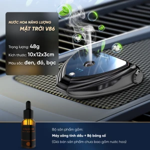 Máy khuếch tán tinh dầu có bảng số điện thoại V86 - MuCAR