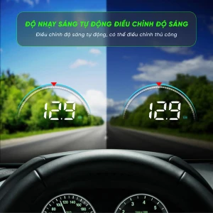 Thiết Bị Hiển Thị Tốc Độ Trên Kính Lái Hud M8
