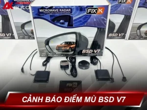 Cảnh báo điểm mù BSD V7 - Tối ưu cho điểm mù, an toàn lái xe