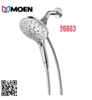 Bát sen tắm cầm tay kèm gác và dây Moen 26603