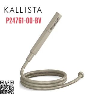 Bộ dây bát sen tắm cầm tay màu đồng Kallista P24761-00-BV