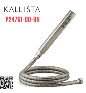 Bộ dây bát sen tắm cầm tay màu nickel Kallista P24761-00-BN