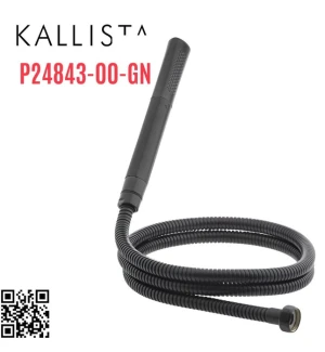 Bộ dây bát sen tắm cầm tay màu xanh đen Kallista P24843-00-GN