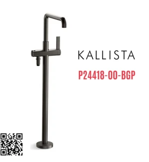 Vòi bồn tắm gắn sàn 1 lỗ nóng lạnh Chrome Kallista P24418-00-BGP