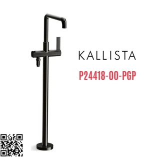 Vòi bồn tắm gắn sàn 1 lỗ nóng lạnh Chrome Kallista P24418-00-PGP