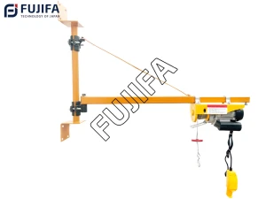 Cẩu xoay nâng hàng 180 độ bộ đôi hoàn hảo của máy tời điện gia đình