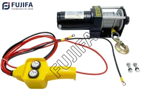 Máy tời điện ắc quy FUJIFA 2000 LBS 12V/24V 900KG