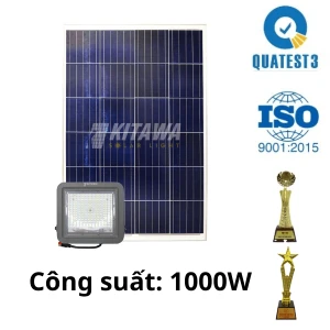 1000W Đèn Pha Công Trình Năng Lượng Mặt Trời 1000W Kitawa - CT.DP01-1000