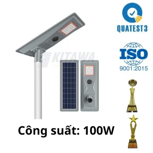 100W Đèn Liền Thể Năng Lượng Mặt Trời 100W Kitawa LT13100