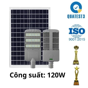 120W Đèn Bàn Chải Công Trình Năng Lượng Mặt Trời 120W Kitawa CT.BC09.120