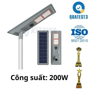 200W Đèn Liền Thể Năng Lượng Mặt Trời 200W Kitawa LT13200