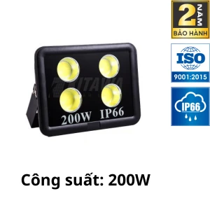 200W Đèn Pha LED Điện 200W Chống Chói, Ánh Sáng Trắng AC.DP01.200
