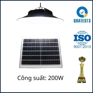 200W Đèn trần năng lượng mặt trời DT2200 KITAWA 200W