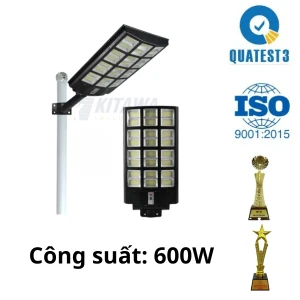600W Đèn Đường Năng Lượng Mặt Trời Liền Thể 600W KITAWA LT12600