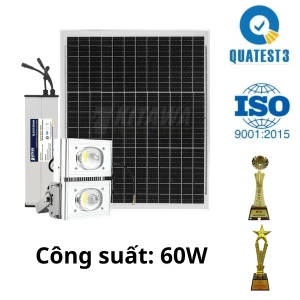 60W Đèn Pha COB Năng Lượng Mặt Trời 60W KITAWA - CT.DP02.60