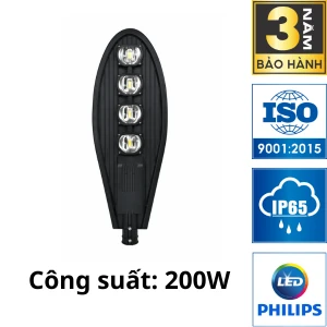Đèn Đường Chiếc Lá Điện 200W Siêu Sáng KITAWA - AC.CL01.200