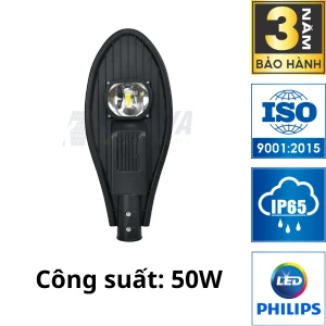 Đèn Đường Chiếc Lá Điện 50W Siêu Sáng KITAWA - AC.CL01.50