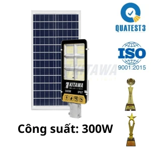 Đèn Đường Năng Lượng Mặt Trời 300W Kitawa BC1300-V