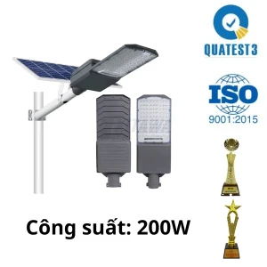 Đèn Đường Năng Lượng Mặt Trời Mắt Ngọc 200W KITAWA - BC12.200