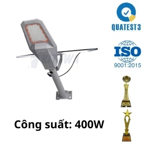 Đèn Đường Phi Thuyền Năng Lượng Mặt Trời 400W KITAWA PT3400