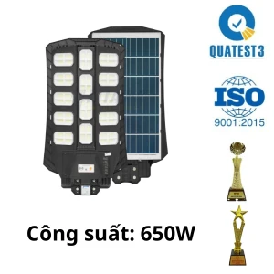 Đèn liền thể năng lượng mặt trời Kitawa 650W LT14650