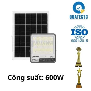 Đèn Pha Chống Chói Năng Lượng Mặt Trời 600W Công Nghệ Mới KITAWA - DP11A.600