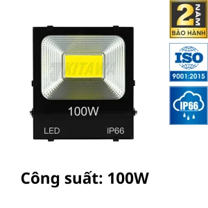 Đèn Pha LED Điện 100W KITAWA Chip LED COB 5054 - AC.DP02.100