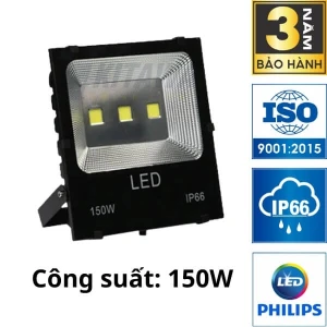 Đèn Pha LED Điện 150W KITAWA Chip LED COB 5054 - AC.DP03.150