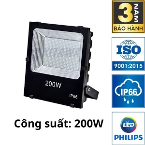 Đèn Pha LED Điện 200W KITAWA Chip LED SMD 2835 - AC.DP04.200