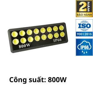 Đèn Pha LED Điện 800W Chống Chói, Ánh Sáng Trắng AC.DP01.800