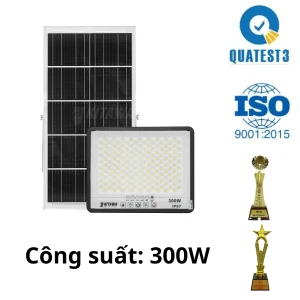Đèn pha năng lượng mặt trời chống chói 300W KITAWA DP5300