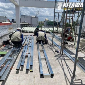 Lắp điện mặt trời Hybrid 16kW cho nhà kho công ty anh Thịnh