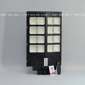 Đèn đường năng lượng mặt trời VS-S400 400W (liền thể 8 ô)