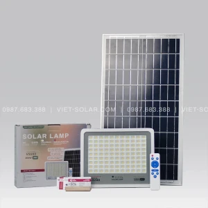 Đèn năng lượng mặt trời 200W 2024 VS200 3 màu