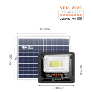 Đèn năng lượng mặt trời 40w JD-8840L