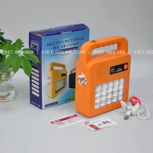 Đèn xách tay đa năng Nghe nhạc Bluethooth -sạc điện thoại 