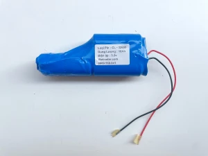 Pin Lithium 32650 (Kiểu : Dọc/3 quả)