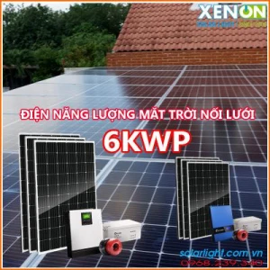 Báo giá lắp đặt điện năng lượng mặt trời 6KW giá rẻ