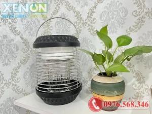 Đèn Bắt Muỗi Năng Lượng Mặt Trời 2 Chế Độ Ánh Sáng