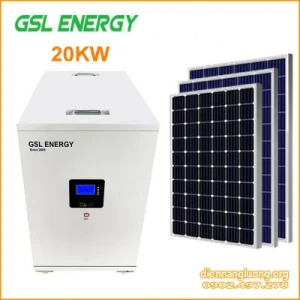 Điện Năng Lượng Mặt Trời Hệ Độc Lập GSL 20KWH 48V 400Ah