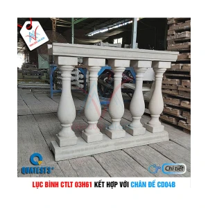 Bộ lục bình CTLT 03H61 và chân đế CD04B