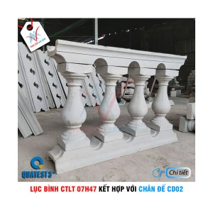 Bộ lục bình CTLT 07H47 và chân đế CD02