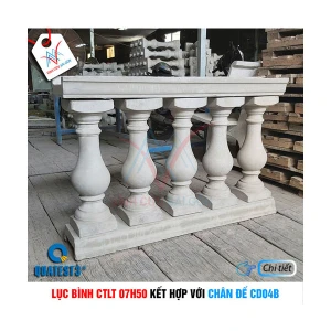 Bộ lục bình CTLT 07H50 và chân đế CD04B