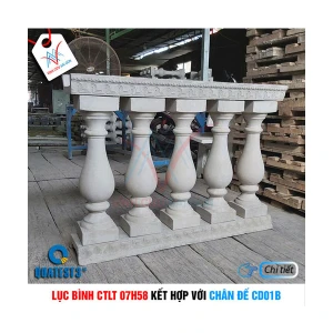 Bộ lục bình CTLT 07H58 và chân đế CD01B