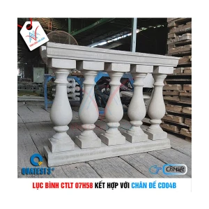 Bộ lục bình CTLT 07H58 và chân đế CD04B