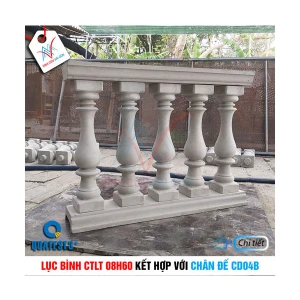 Bộ lục bình CTLT 08H60 và chân đế CD04B